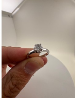 Solitario Iconico Damiani in Oro Bianco 18k SG34845