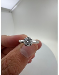 Solitario Iconico Damiani in Oro Bianco 18k SG34845