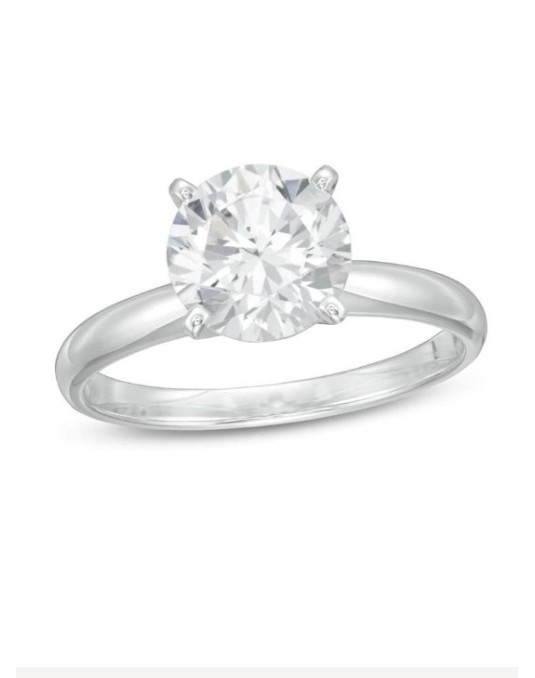 Anello Fidanzamento Classico Diamante 0.57