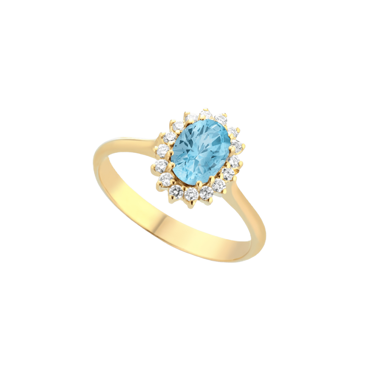 Anello Regina del Mare Oro Giallo 18k SG86240