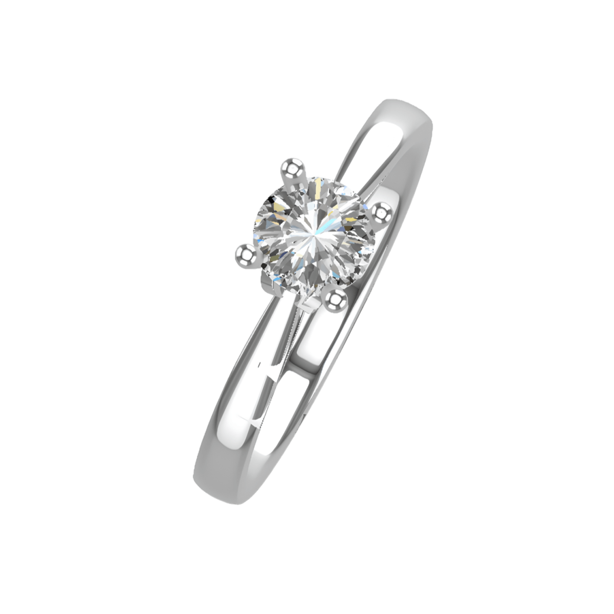 Anello Solitario Infinito in Oro Bianco 18k SG28438 Anello Solitario Infinito in Oro Bianco 18k SG28438