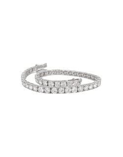 SG39358 Bracciale tennis oro bianco diamanti