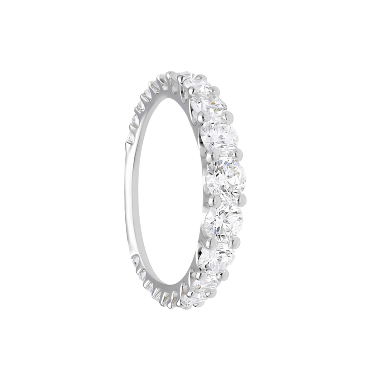 Veretta Degradé Oro Bianco 18k con Diamanti Naturali SG11420
