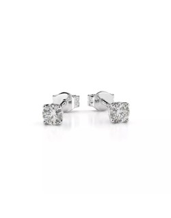 Orecchini Punto Luce in Oro Bianco 18k Diamanti Naturali SG92980