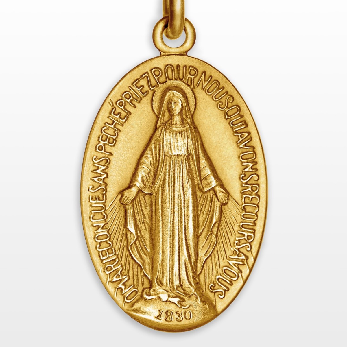 Medaglia Madonna Miracolosa in Oro Giallo 18K – 3g SG71199