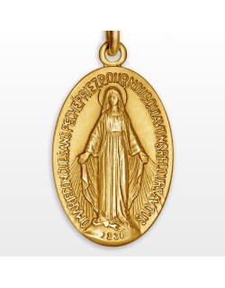 Medaglia Madonna Miracolosa in Oro Giallo 18K – 3g SG71199