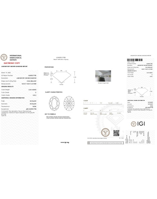 Solitario Imperial Oval Oro 18k Diamante 6 carati SG23098