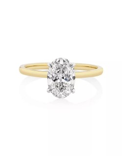 Solitario Imperial Oval Oro 18k Diamante 6 carati SG23098
