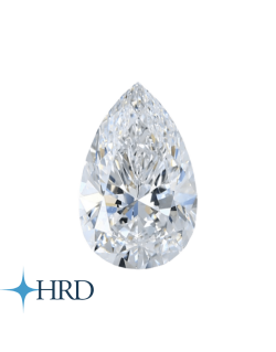 Diamante Pear Naturale 0.50 ct Certificato HRD SG67526