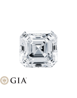 Diamante Asscher Naturale 0.45 ct Certificato GIA SG38222
