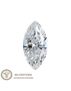 Diamante Marquise Lab Grown 0.50 ct Certificato IGI SG35849