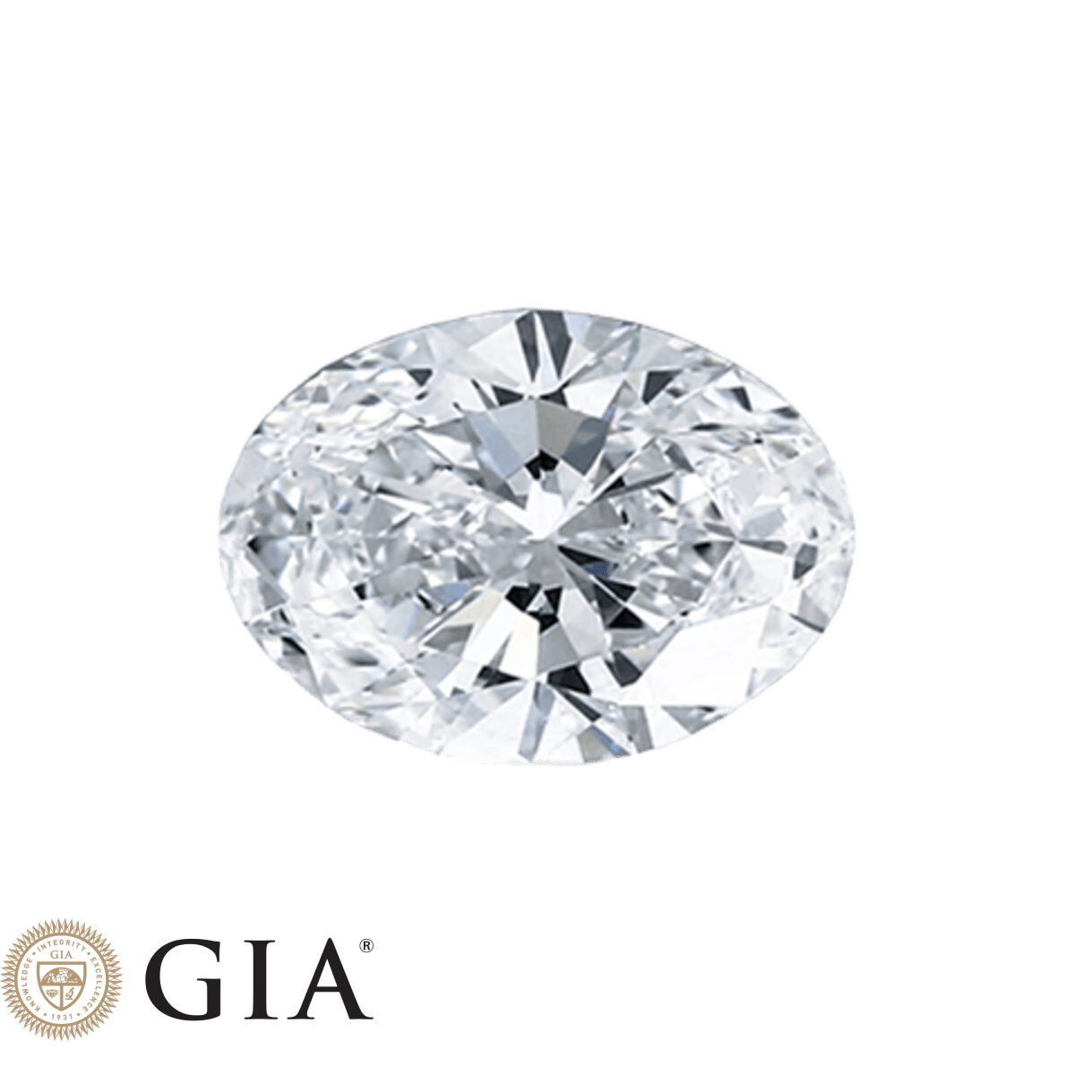 Diamante Ovale Naturale 0.50 ct Certificato GIA SG49404