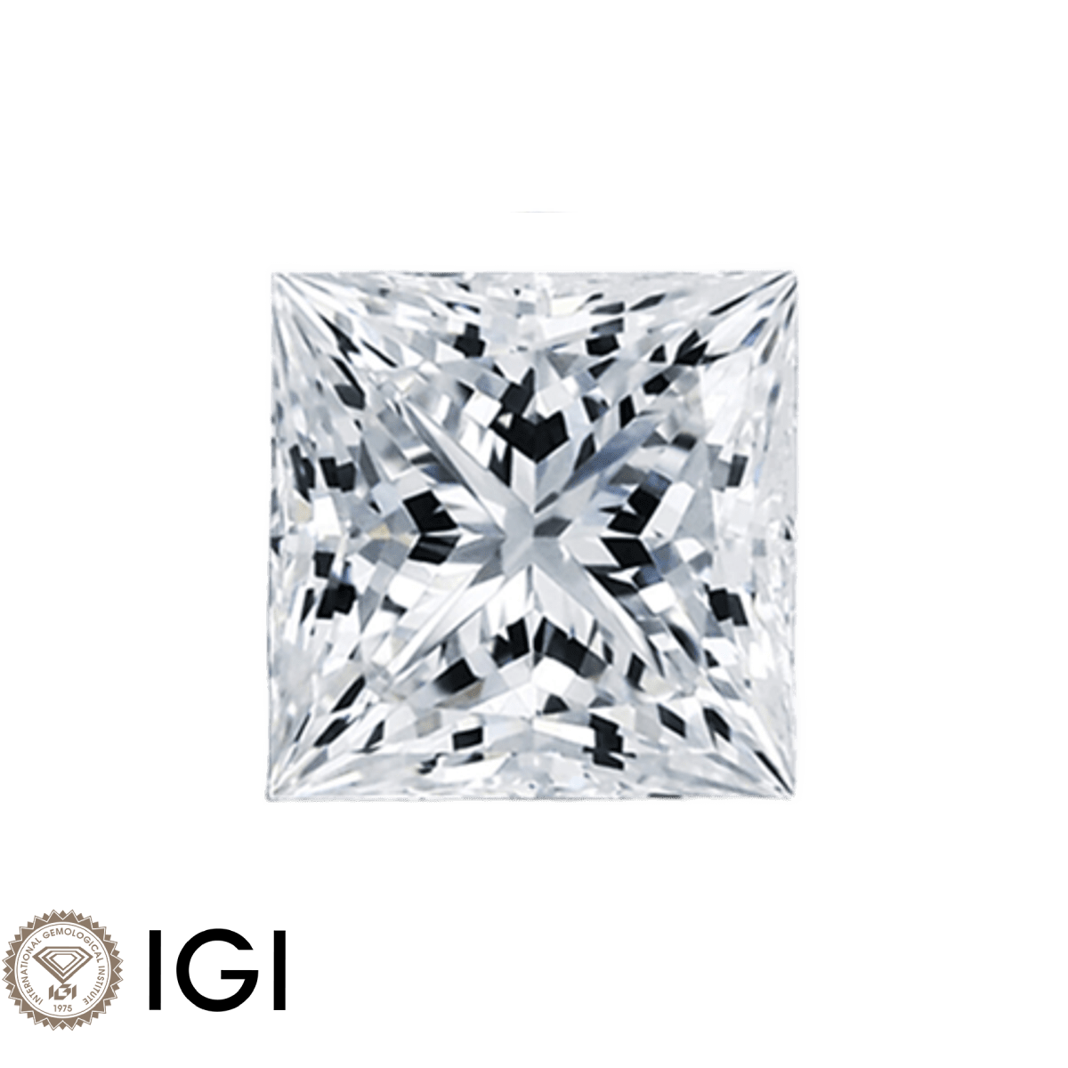 Diamante Princess Naturale 0.50 ct Certificato IGI SG40512