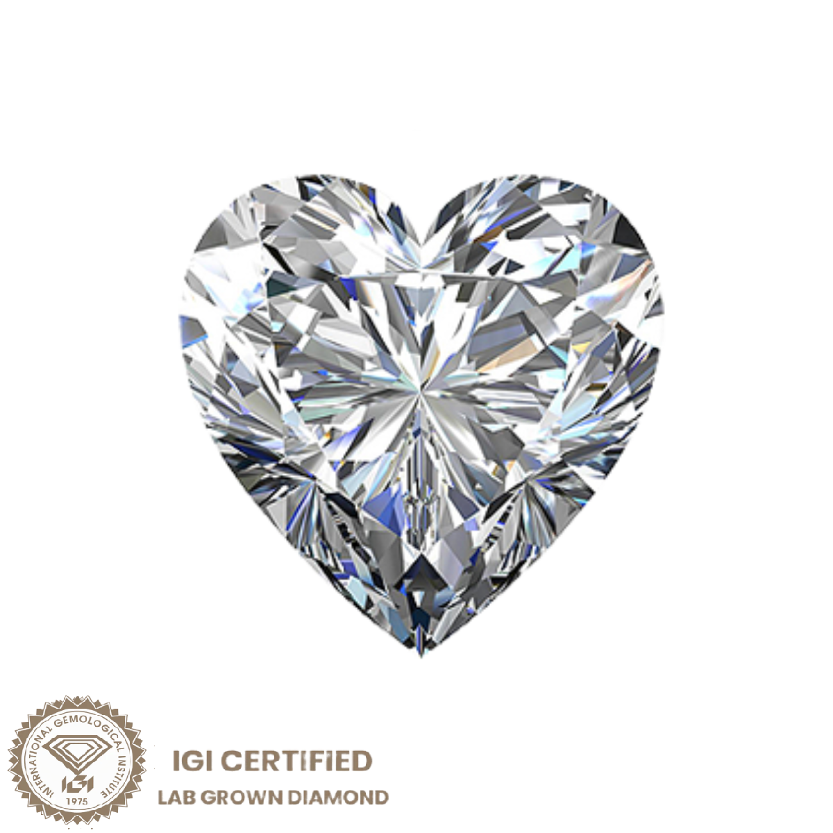 Diamante Lab Grown Cuore 0.50 ct Certificato IGI SG66385