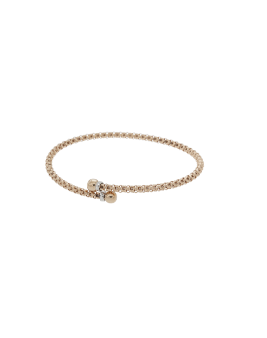 Bracciale Rigido Oro Rosa 18k Bicolore Elegance SG42625