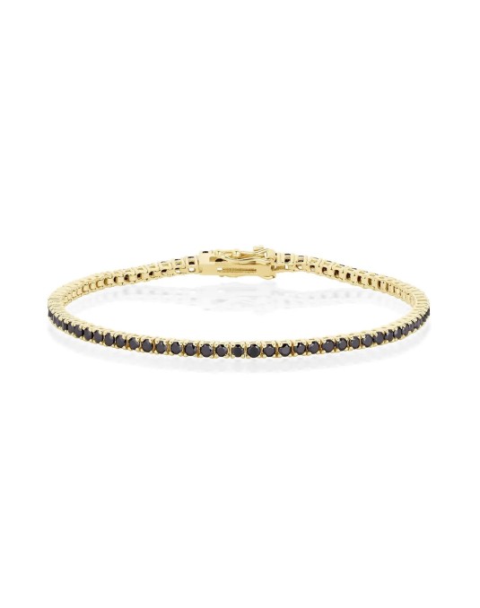 Bracciale Tennis Uomo 4.50 carati Diamanti Neri SG28536