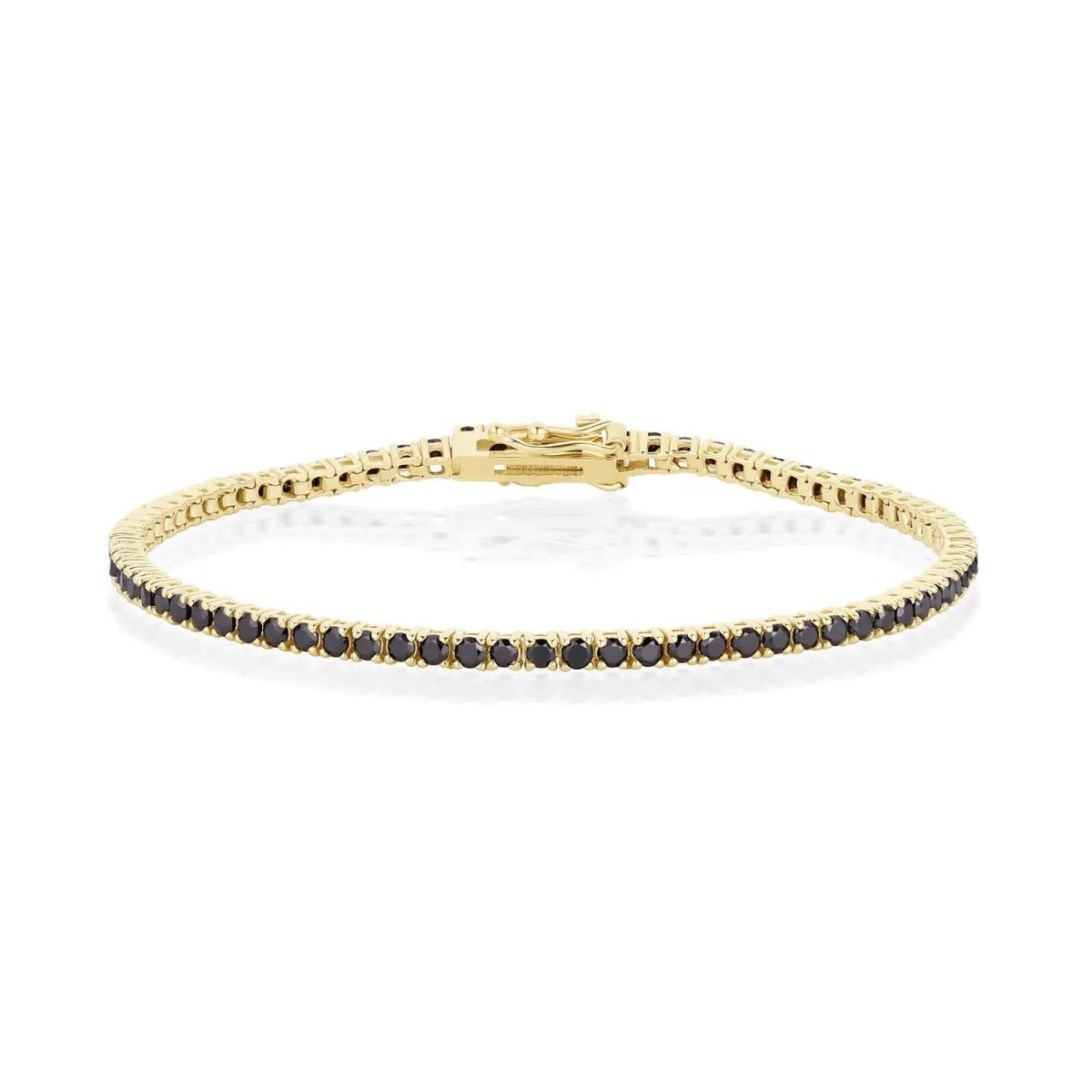Bracciale Tennis Uomo 4.50 carati Diamanti Neri SG28536