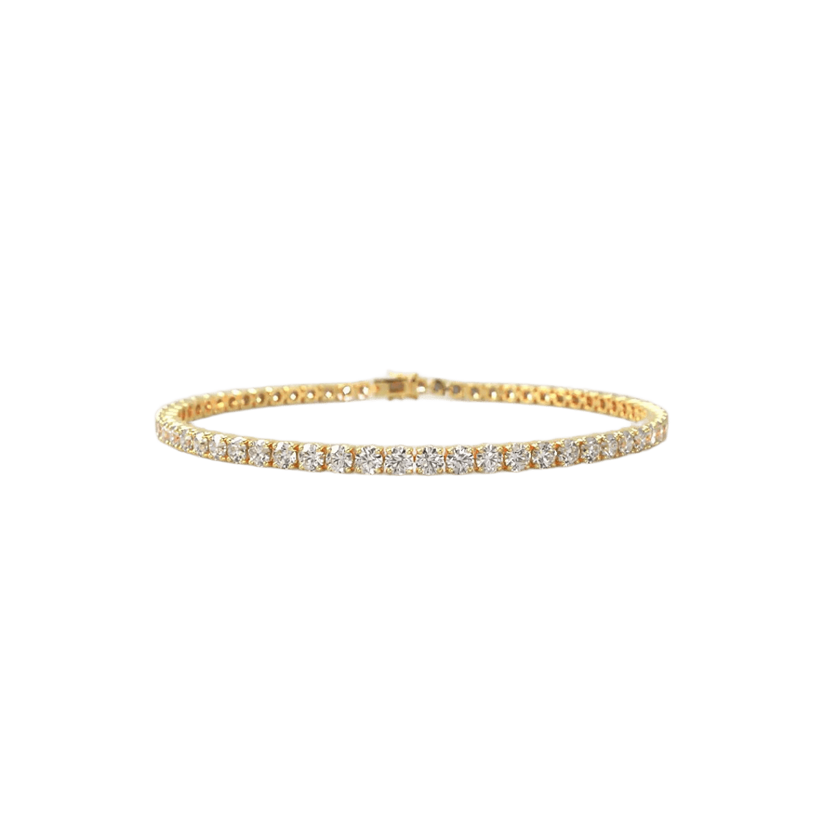 Bracciale Tennis Elegante con Diamanti 9 Carati SG08721