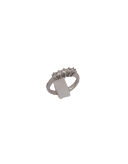 Anello Riviera Cinque Luci in Oro Bianco 18k SG21784