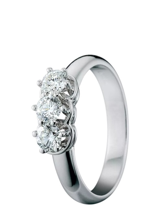 SG73328 Anello Trilogy 0.60 Carati E-VVS2 | scerminogioielli.it