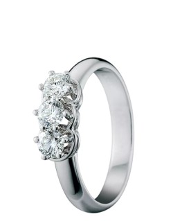 SG73328 Anello Trilogy 0.60 Carati E-VVS2 | scerminogioielli.it