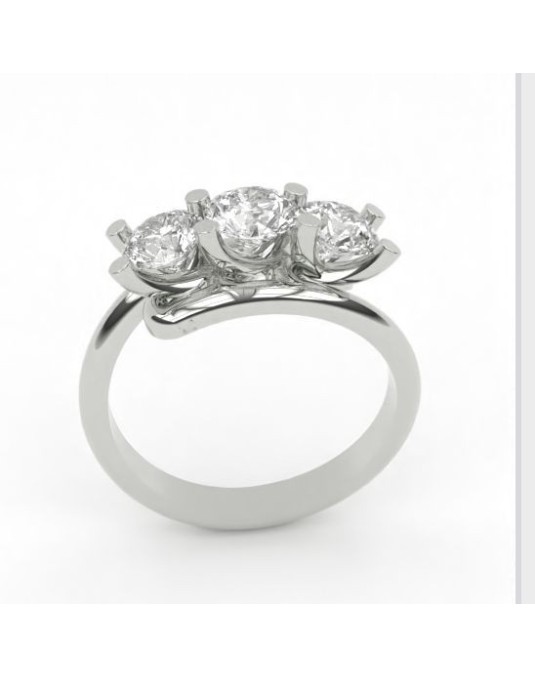 Anello Trilogy Intreccio di Luce SG82190