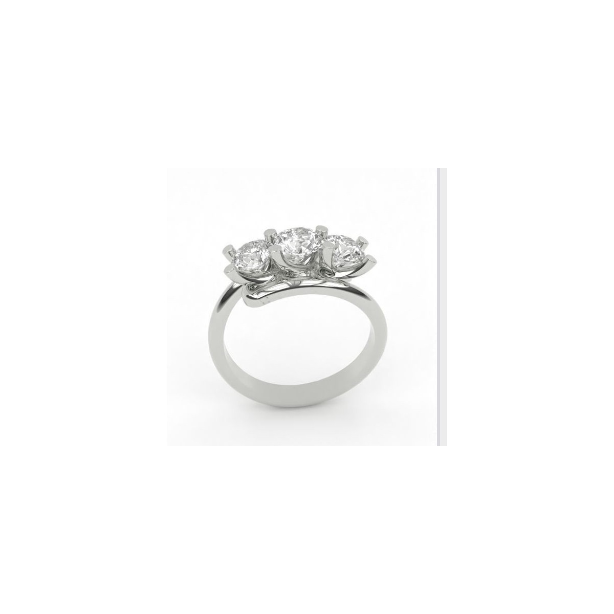 Anello Trilogy Intreccio di Luce SG82190