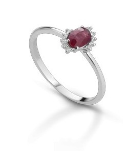 ANELLO FANTASIA IN ORO BIANCO 18 K CON ACQUA MARINA E DIAMANTI NATURALI
