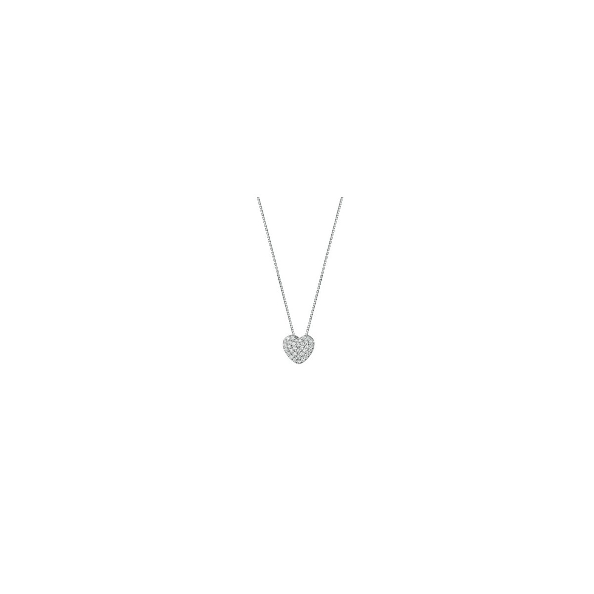 CIONDOLO FANTASIA IN ORO BIANCO 18 K CON DIAMANTI NATURALI E VVS