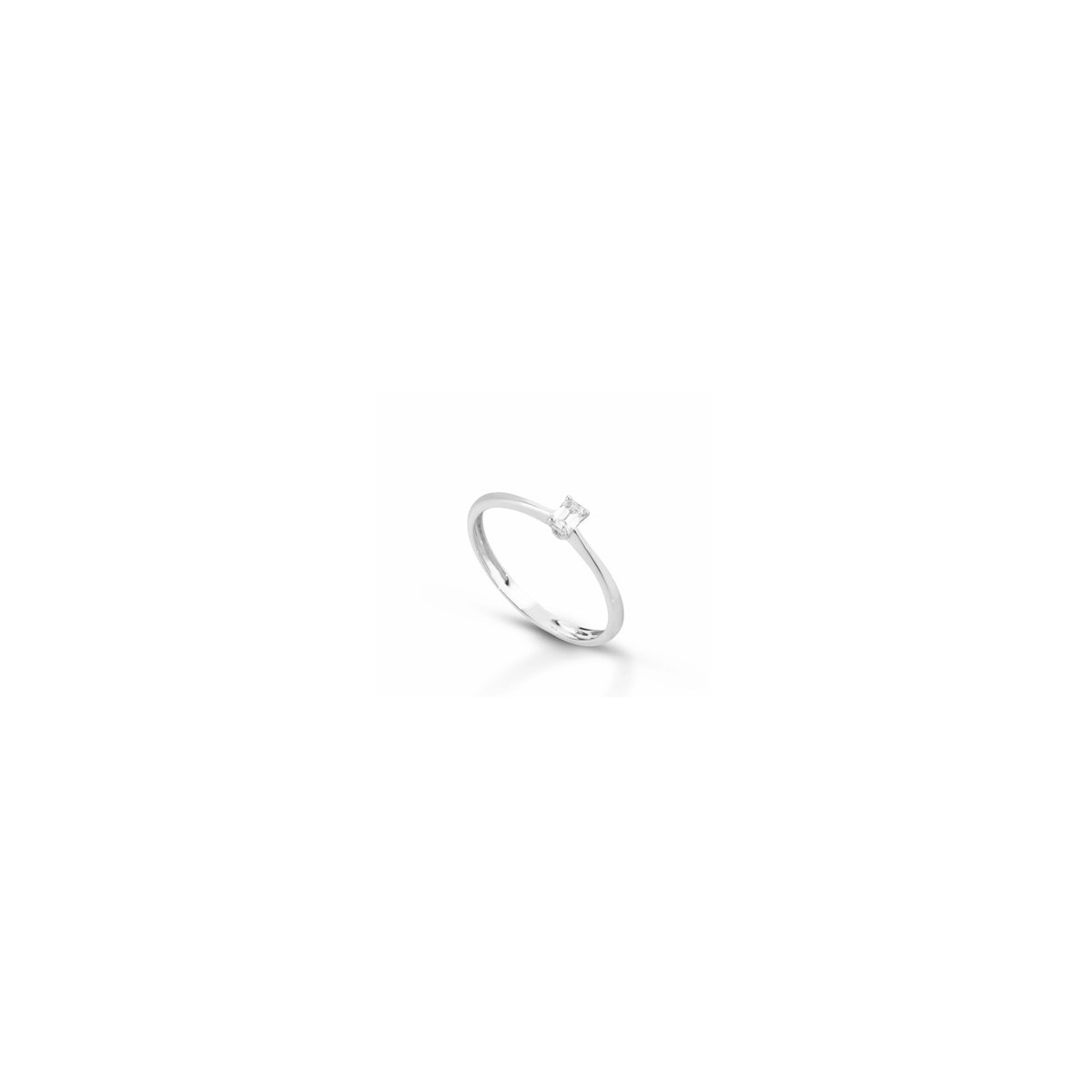 ANELLO FANTASIA IN ORO BIANCO 18 K CON DIAMANTI NATURALI E VVS