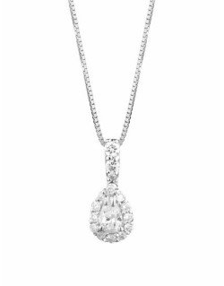CIONDOLO FANTASIA IN ORO BIANCO 18 K CON DIAMANTI NATURALI E VVS