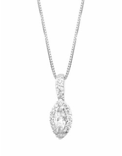 CIONDOLO FANTASIA IN ORO BIANCO 18 K CON DIAMANTI NATURALI E VVS