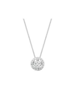CIONDOLO FANTASIA IN ORO BIANCO 18 K CON DIAMANTI NATURALI E VVS