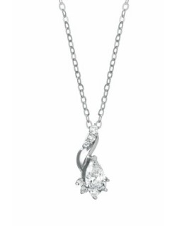 CIONDOLO FANTASIA IN ORO BIANCO 18 K CON DIAMANTI NATURALI E VVS
