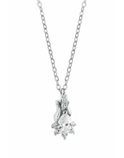 CIONDOLO FANTASIA IN ORO BIANCO 18 K CON DIAMANTI NATURALI E VVS