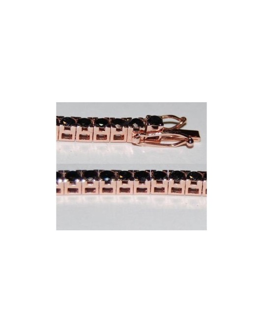 BRACCIALE TENNIS IN ORO BIANCO 18 K CON DIAMANTI NATURALI E VVS