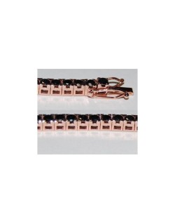 BRACCIALE TENNIS IN ORO BIANCO 18 K CON DIAMANTI NATURALI E VVS