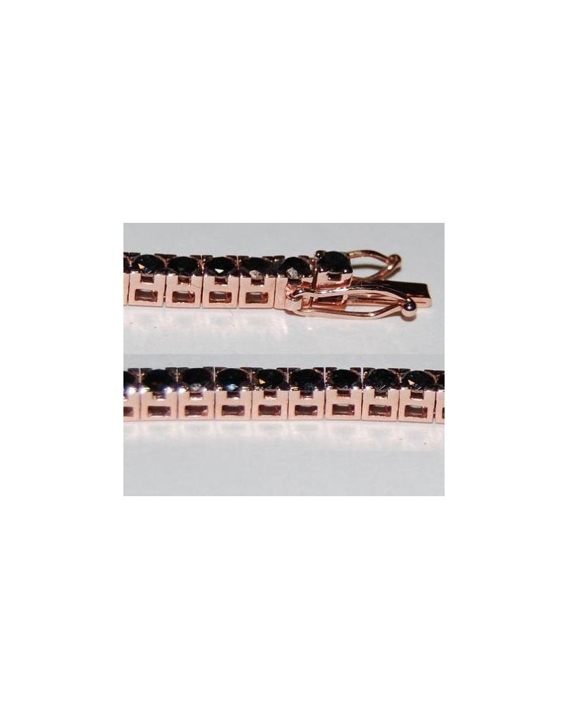 BRACCIALE TENNIS IN ORO BIANCO 18 K CON DIAMANTI NATURALI E VVS