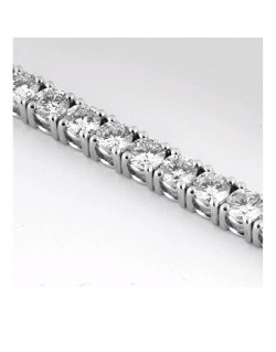 BRACCIALE TENNIS IN ORO BIANCO 18 K CON DIAMANTI NATURALI E VVS