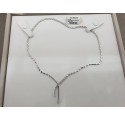 Collier Wuhan in oro bianco 18k con diamanti naturali 0.60 carati g vs certificato
