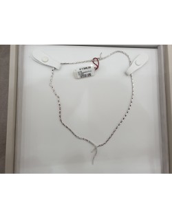 Collier Harbin in oro bianco 18k con diamanti naturali 0.15 carati g vs certificato