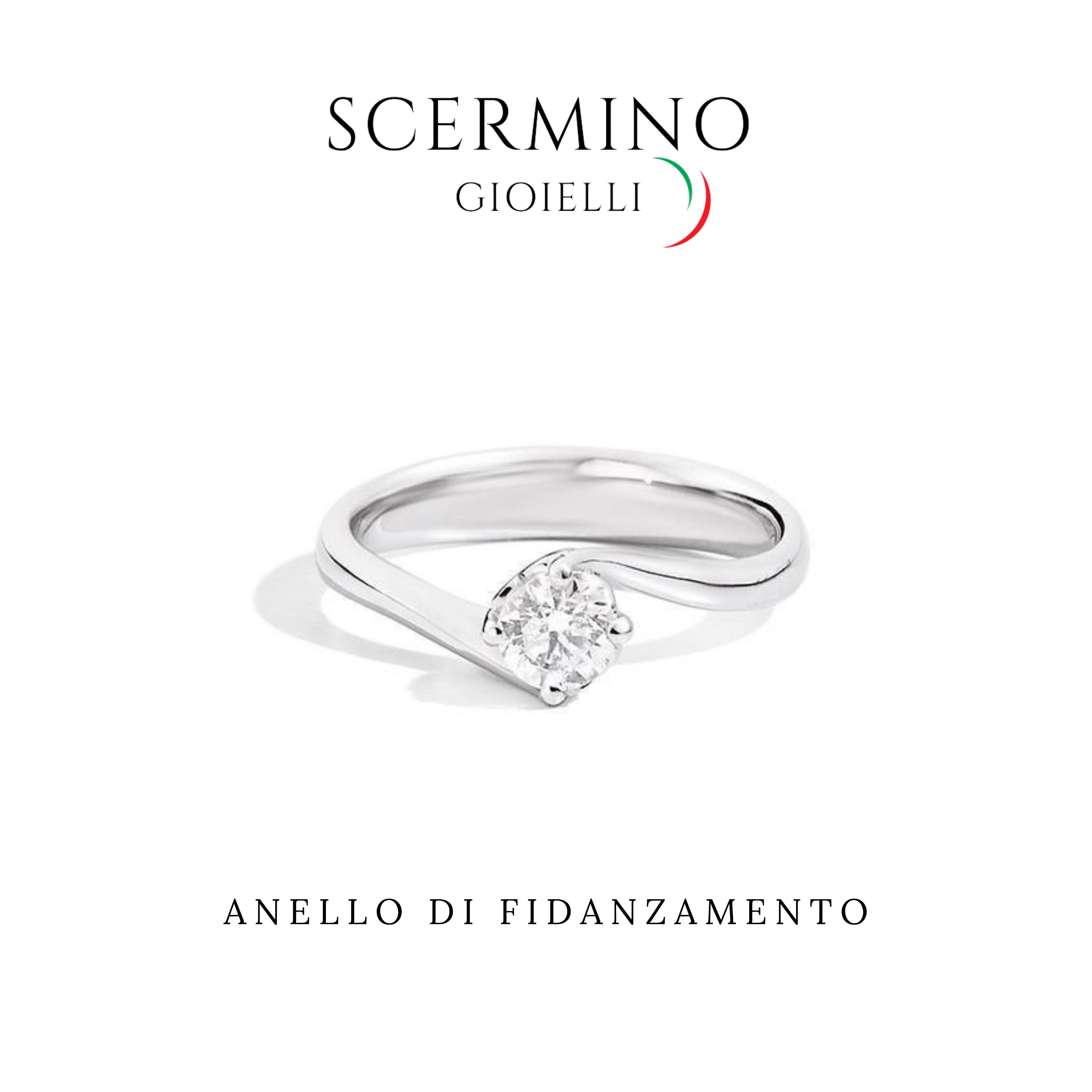 Anello Di Fidanzamento Moderno