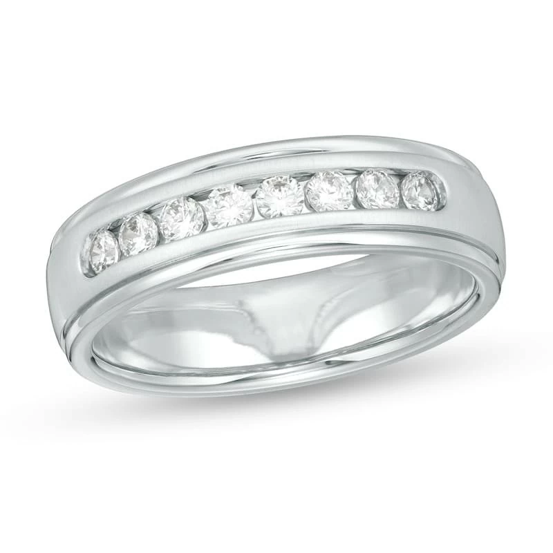 Anello uomo con diamanti