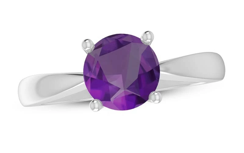 anello con Ametista