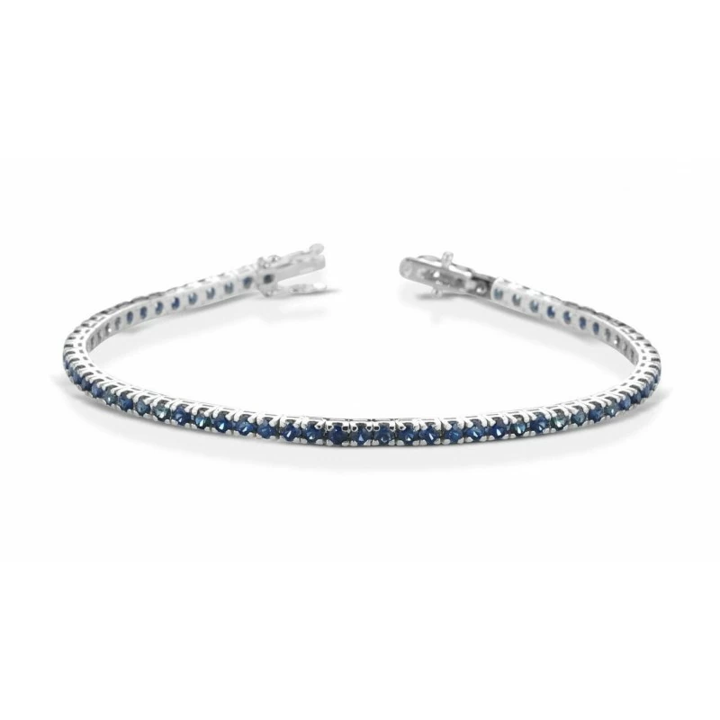 Bracciale tennis con zaffiri anniversario
