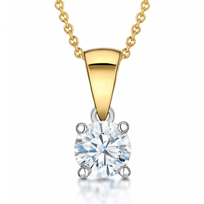 Collana con ciondolo oro giallo