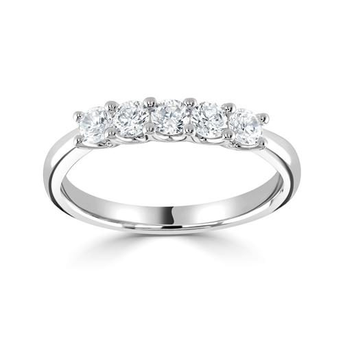 Anello Riviera Con Diamanti