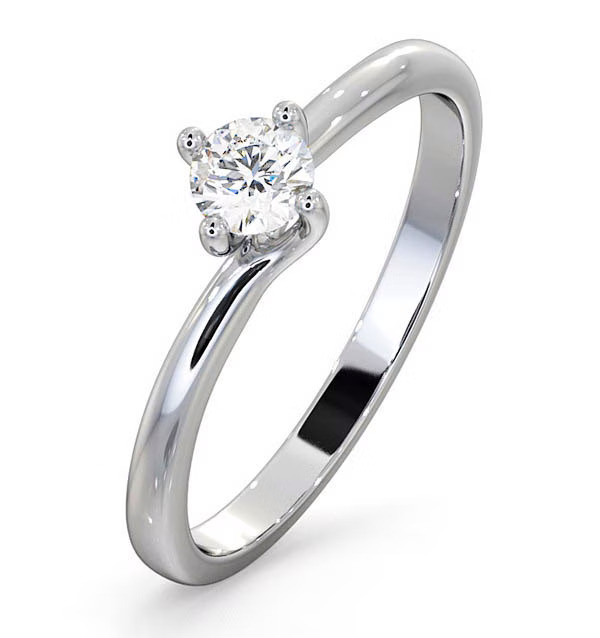 Anello con Diamante Modello Valentino