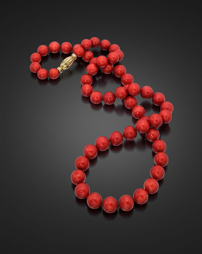 Collana Perle Di Corallo