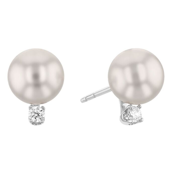 Orecchini Perle e Diamanti